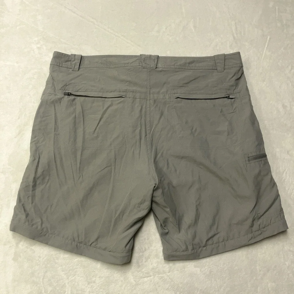 SCOTTeVEST Shorts Mens 42 Gray TEC 8 Pockets Nylon Outdoor Hiking Tactical